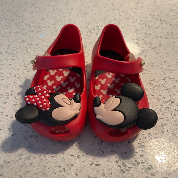 Mini Melissa Mickey Mouse Mary Jane shoes - Picture 1 of 4